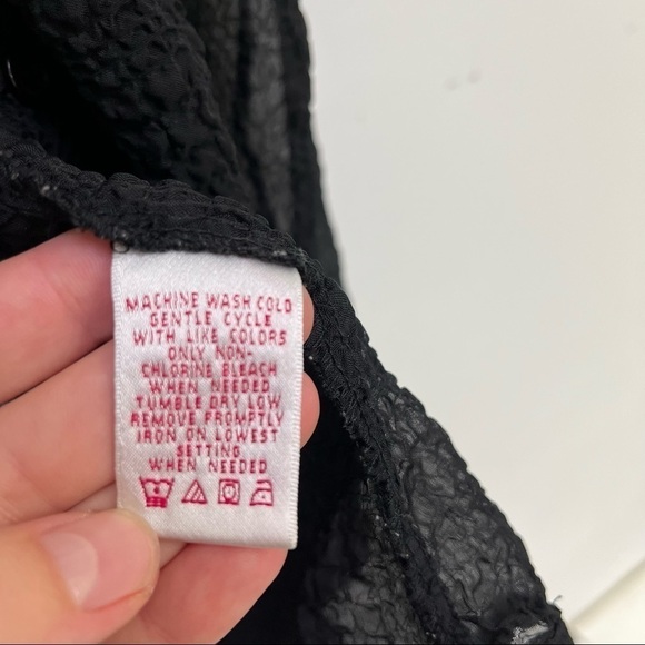 Vintage Nine West Sheer Gauzy Button Down - Picture 5 of 6